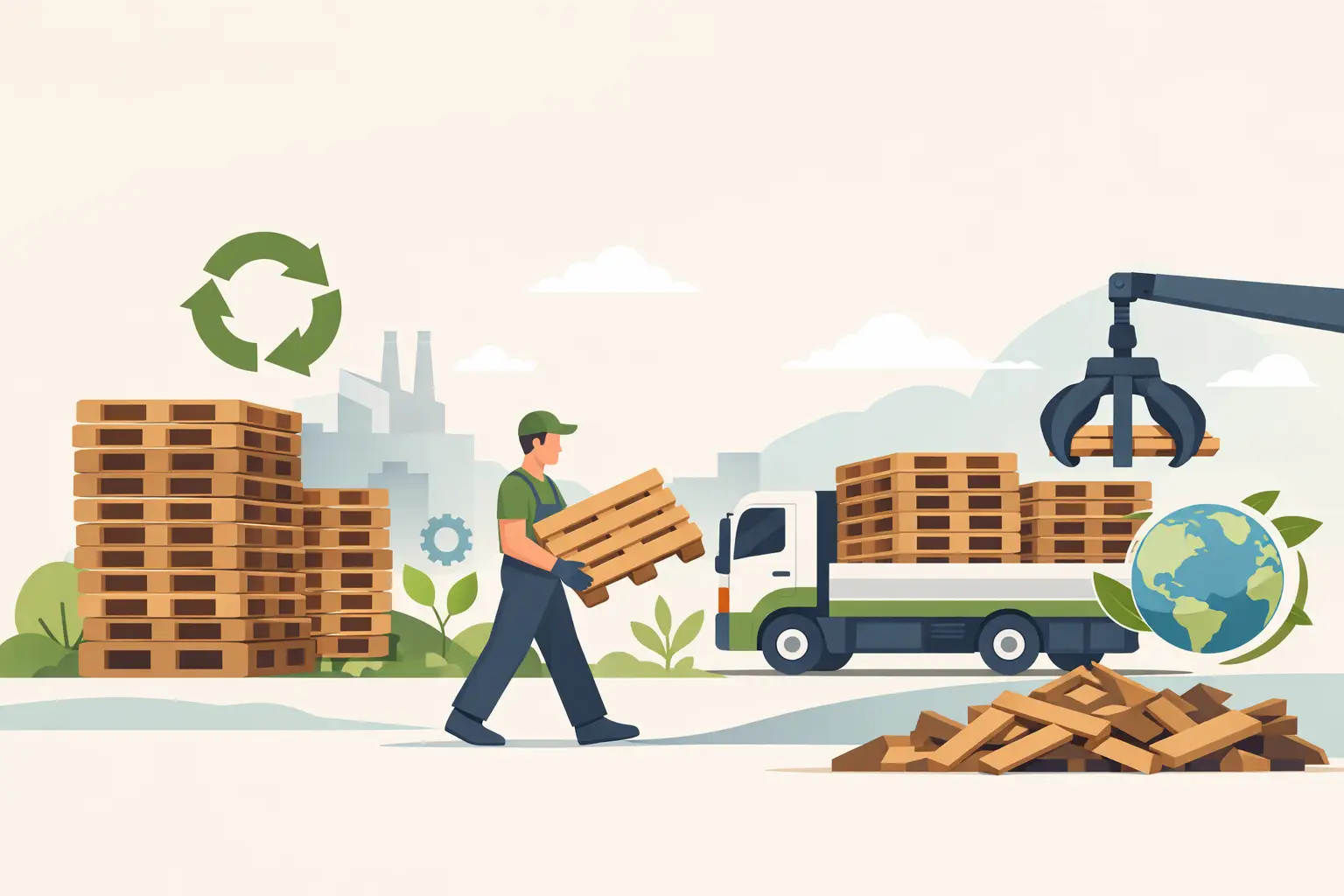 Used Pallet Collection That Cuts Waste